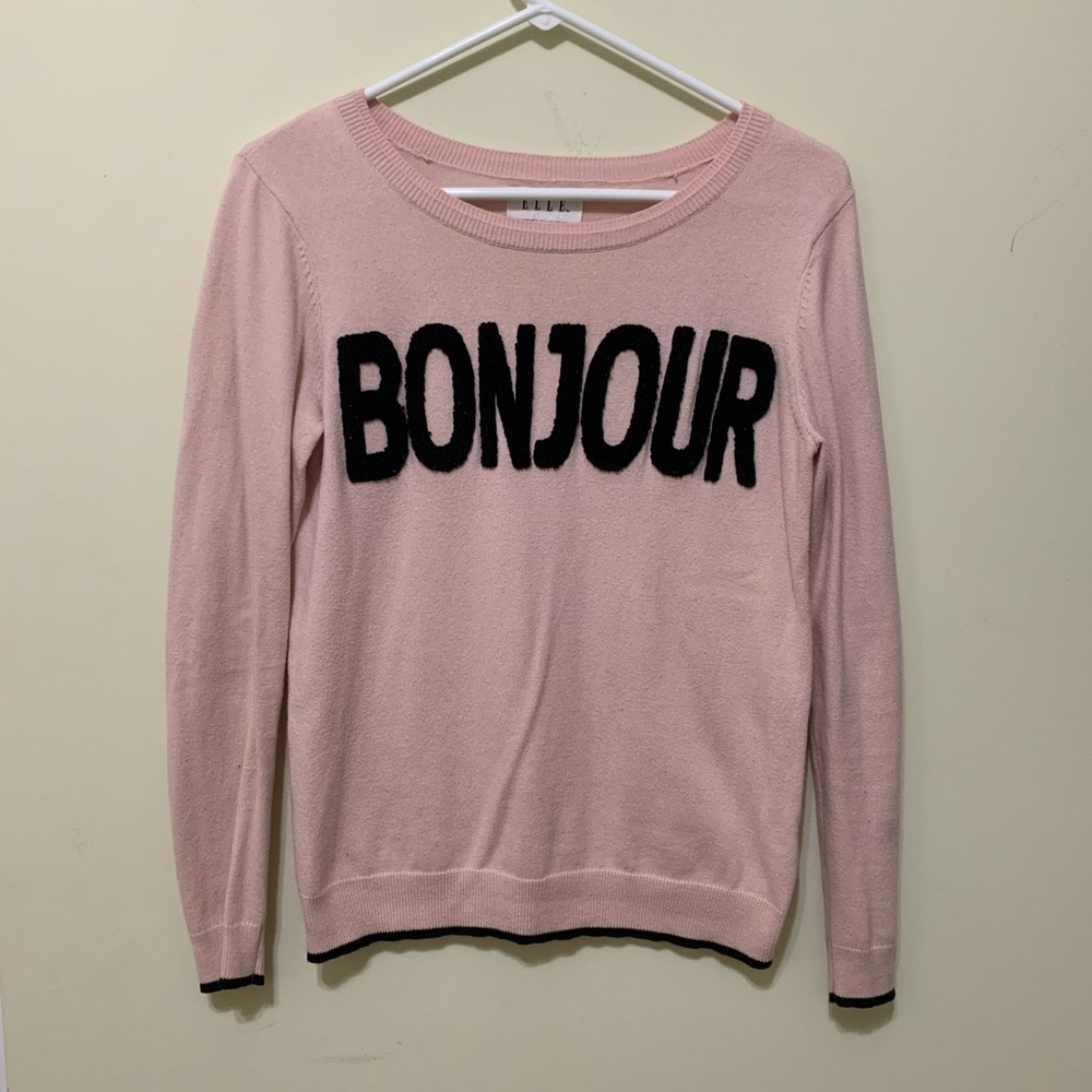 Pink Fitted Sweater